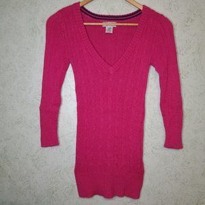Arizona Pink V Neck Sweater